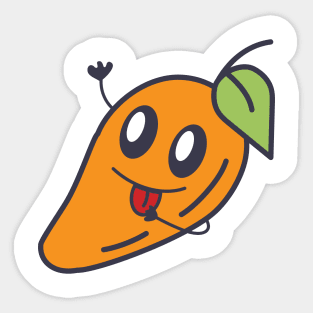 Kawaii mango Sticker